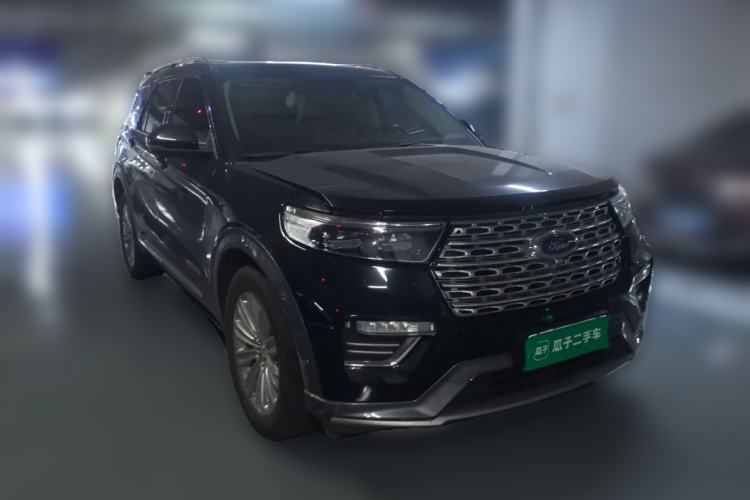 Used Ford Explorer 2020 EcoBoost 285 4x4 Titanium Edition 6 Seats Front Right 45 Deg