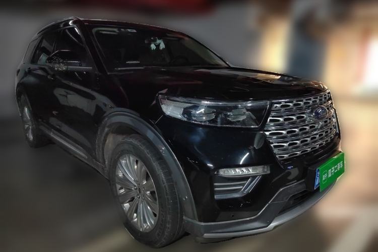 Used Ford Explorer 2020 EcoBoost 285 4x4 Titanium Edition 7-Seater Front Right 45 Deg