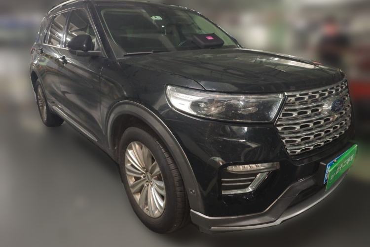 Used Ford Explorer 2020 EcoBoost 285 4x4 Titanium Edition 6 Seats Front Right 45 Deg