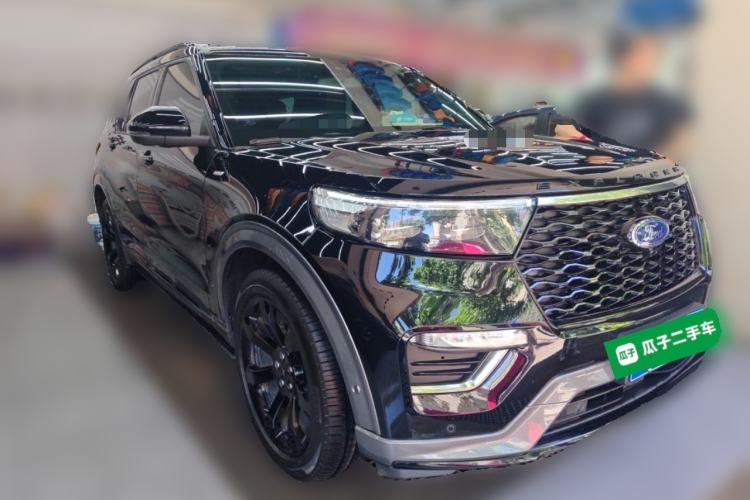 Used Ford Explorer 2020 EcoBoost 285 Four-Wheel Drive Sport Edition ST-LINE 7-Seater Front Right 45 Deg