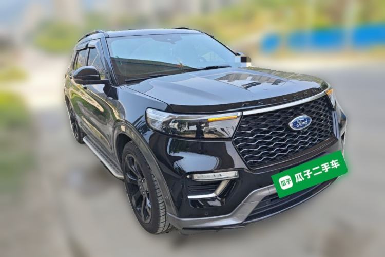 Used Ford Explorer 2020 EcoBoost 285 Four-Wheel Drive Sport Edition ST-LINE 7-Seater Front Right 45 Deg