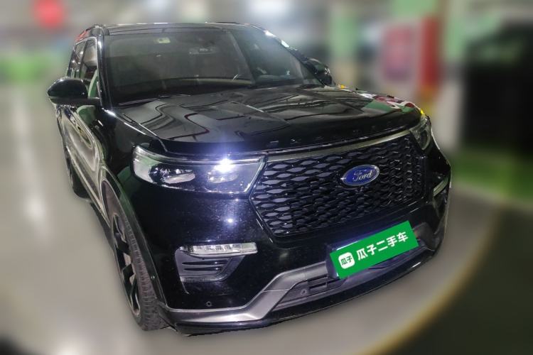 Used Ford Explorer 2020 EcoBoost 285 4x4 Sport Edition ST-LINE 6-Seater Front Right 45 Deg