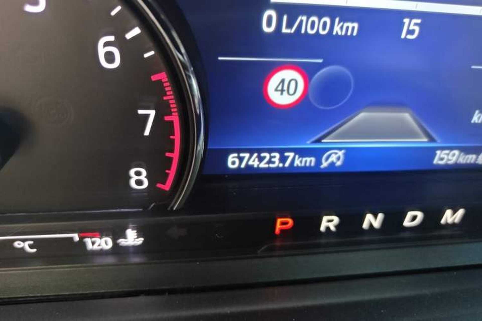 Used Ford Explorer 2020 EcoBoost 285 4x4 Trend Edition 7-Seater Odometer Close Up