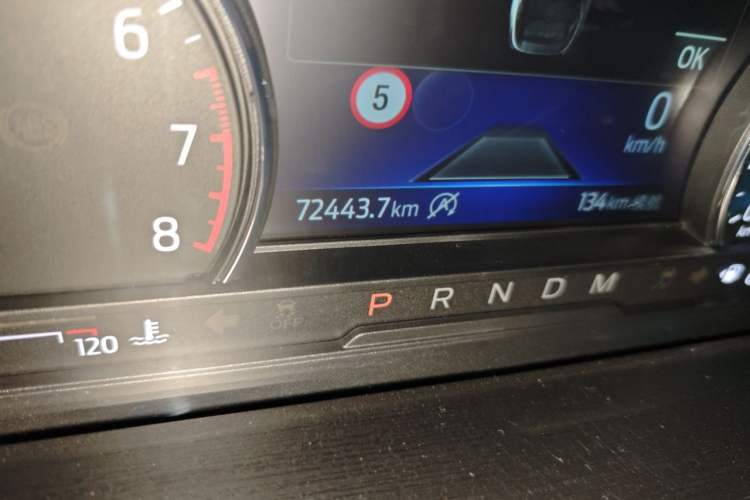 Used Ford Explorer 2020 EcoBoost 285 Four-Wheel Drive Trend Edition 6 Seats Odometer Close Up