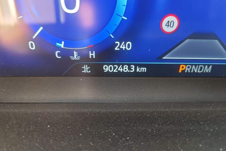 Used Ford Explorer 2020 EcoBoost 285 4x4 Titanium Edition 7-Seater Odometer Close Up