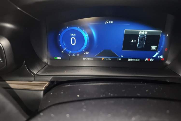 Used Ford Explorer 2020 EcoBoost 285 4x4 Titanium Edition 7-Seater Odometer Close Up