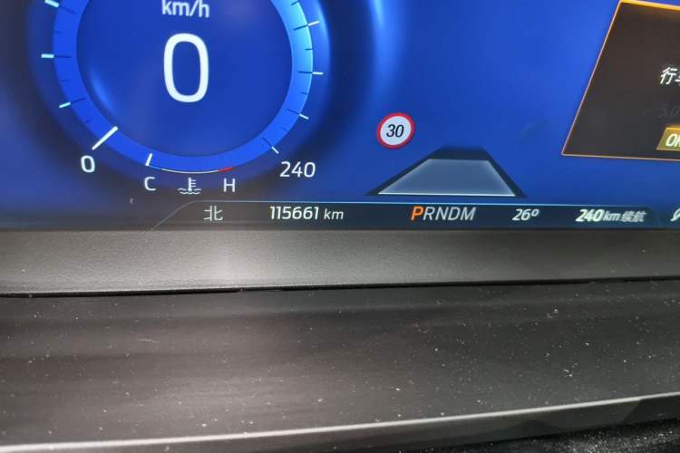 Used Ford Explorer 2020 EcoBoost 285 Four-Wheel Drive Sport Edition ST-LINE 7-Seater Odometer Close Up