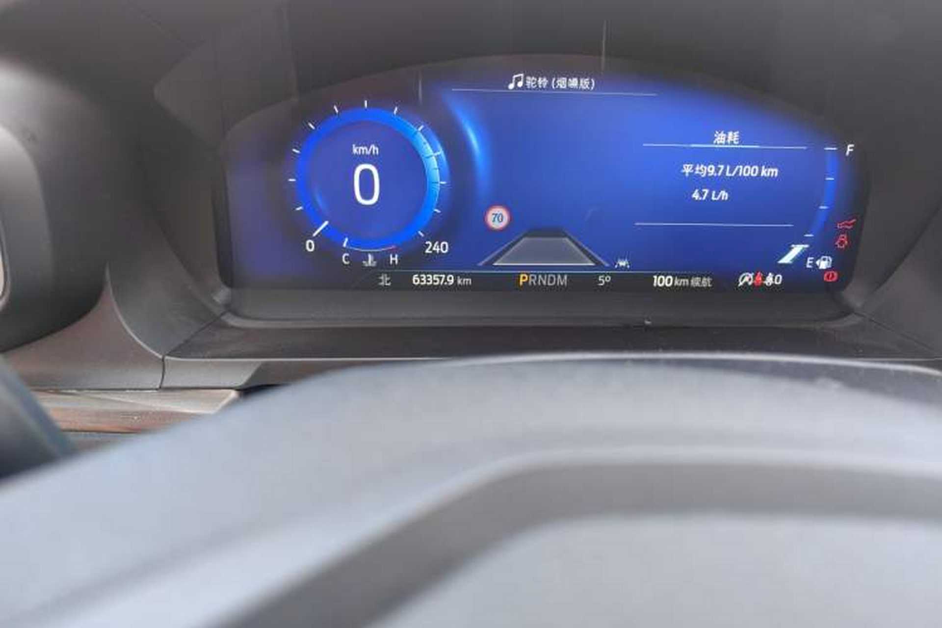 Used Ford Explorer 2020 EcoBoost 285 4x4 Titanium Edition 7-Seater Odometer Close Up
