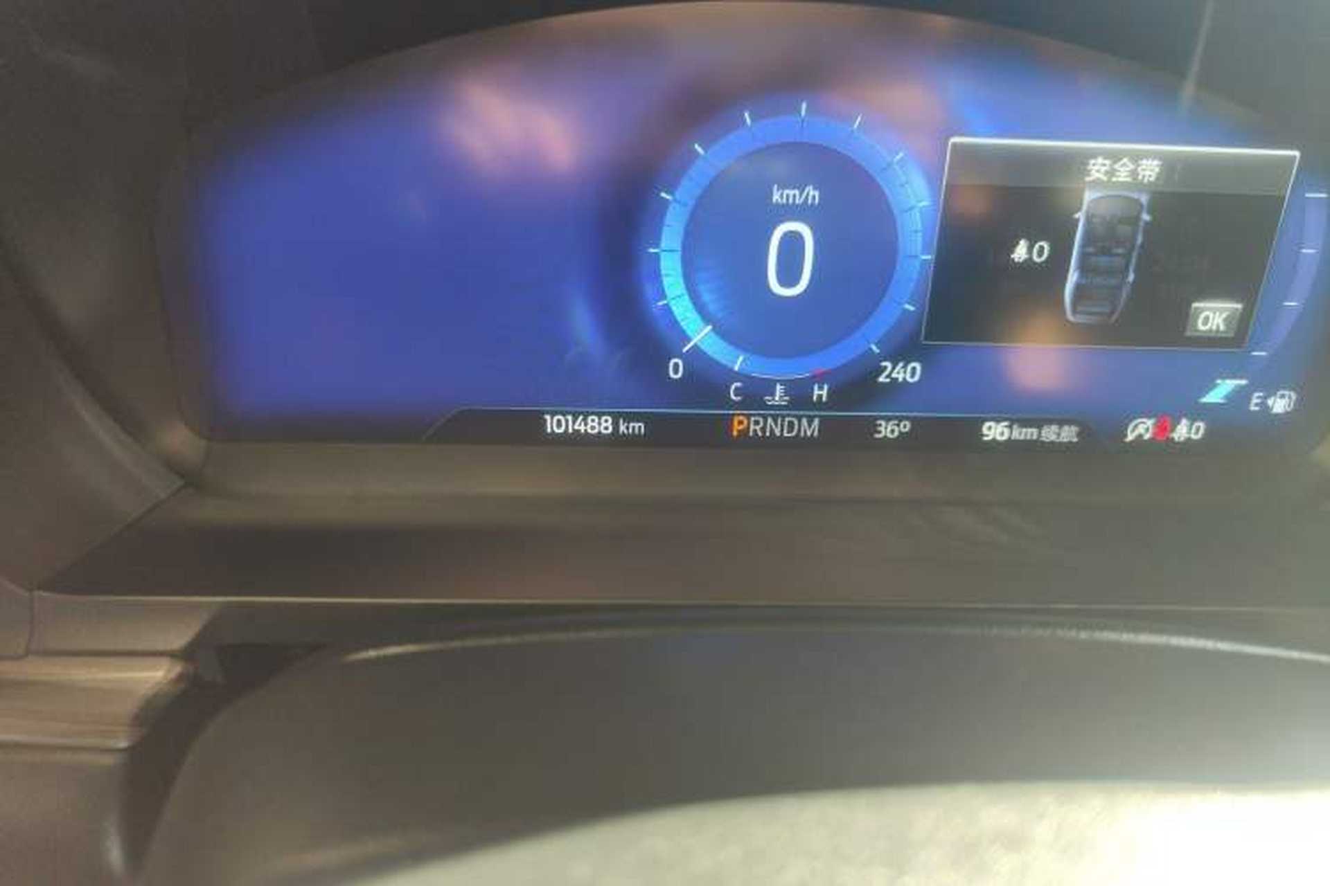 Used Ford Explorer 2020 EcoBoost 285 4x4 Titanium Edition 7-Seater Odometer Close Up