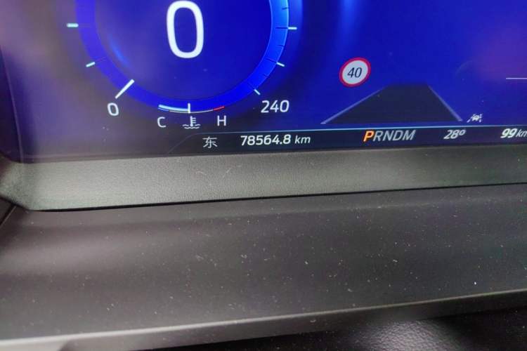 Used Ford Explorer 2020 EcoBoost 285 4x4 Titanium Edition 6 Seats Odometer Close Up