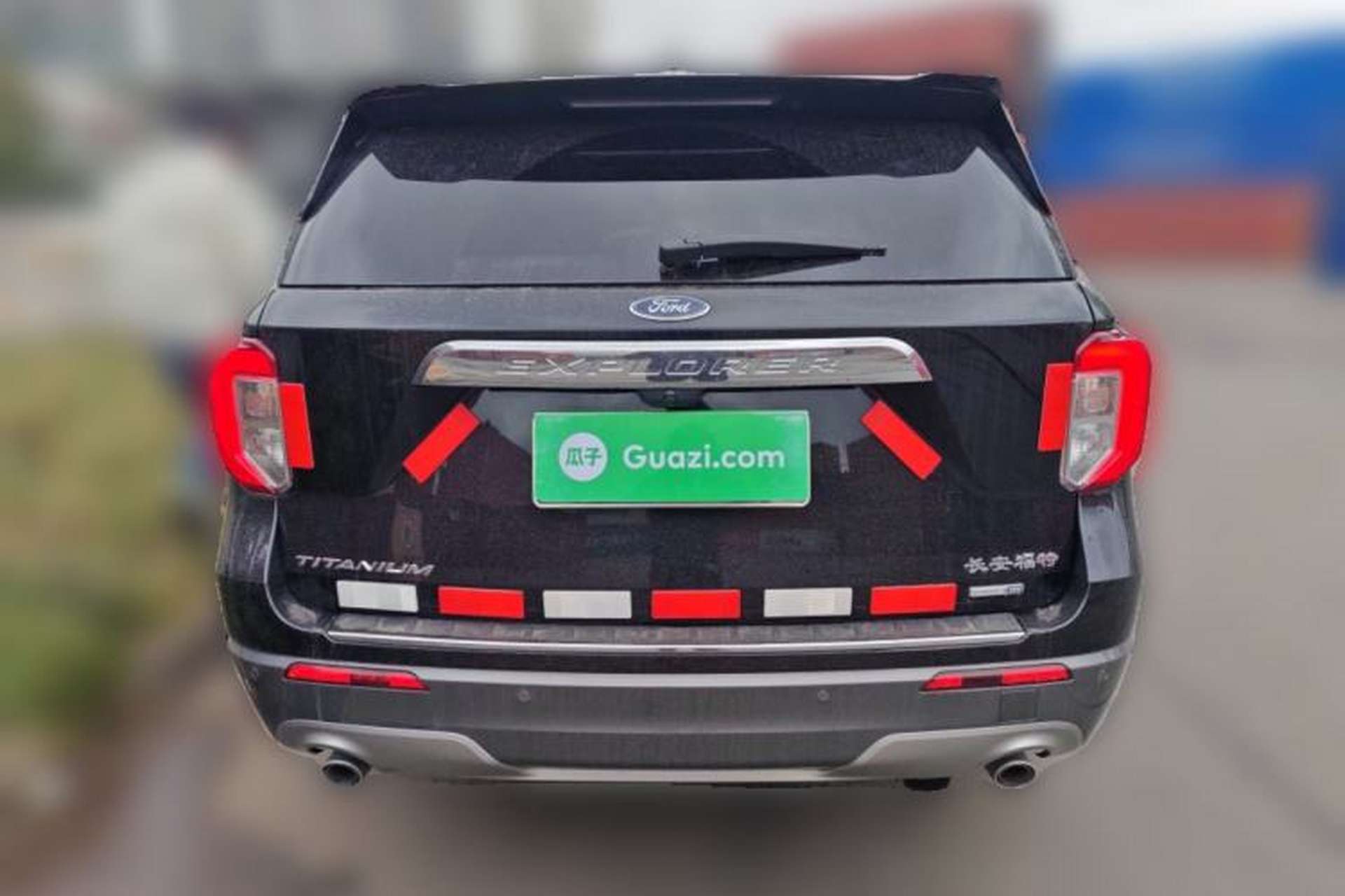 Used Ford Explorer 2020 EcoBoost 285 4x4 Titanium Edition 7-Seater Rear
