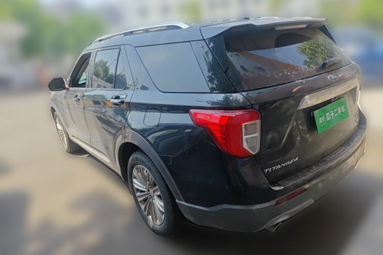 Used Ford Explorer 2020 EcoBoost 285 4x4 Titanium Edition 7-Seater Rear Left 45 Deg
