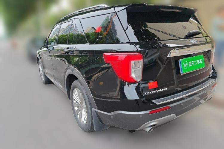 Used Ford Explorer 2020 EcoBoost 285 4x4 Titanium Edition 6 Seats Rear Left 45 Deg