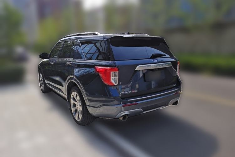 Used Ford Explorer 2020 EcoBoost 285 4x4 Platinum Edition 6 Seats Rear Left 45 Deg