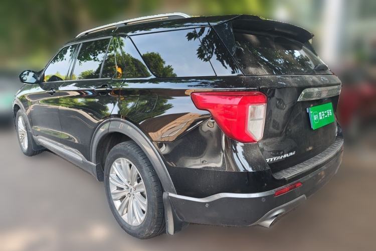 Used Ford Explorer 2020 EcoBoost 285 4x4 Titanium Edition 7-Seater Rear Left 45 Deg