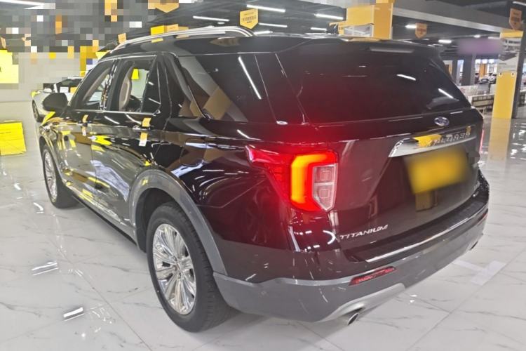 Used Ford Explorer 2020 EcoBoost 285 4x4 Titanium Edition 6 Seats Rear Left 45 Deg