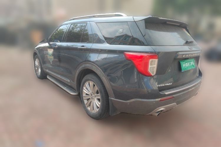 Used Ford Explorer 2020 EcoBoost 285 4x4 Titanium Edition 7-Seater Rear Left 45 Deg