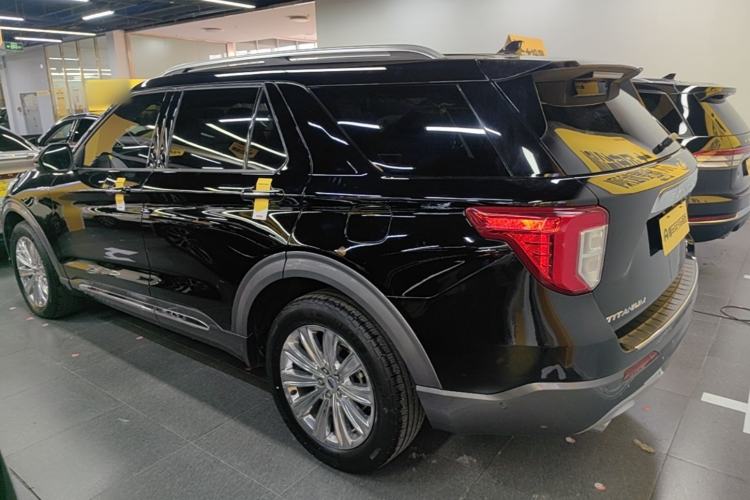 Used Ford Explorer 2020 EcoBoost 285 4x4 Titanium Edition 6 Seats Rear Left 45 Deg