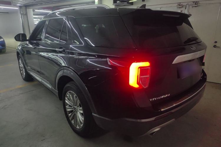 Used Ford Explorer 2020 EcoBoost 285 4x4 Titanium Edition 6 Seats Rear Left 45 Deg
