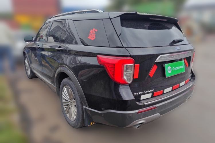 Used Ford Explorer 2020 EcoBoost 285 4x4 Titanium Edition 7-Seater Rear Left 45 Deg