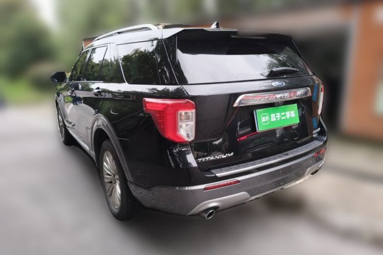 Used Ford Explorer 2020 EcoBoost 285 4x4 Titanium Edition 6 Seats Rear Left 45 Deg