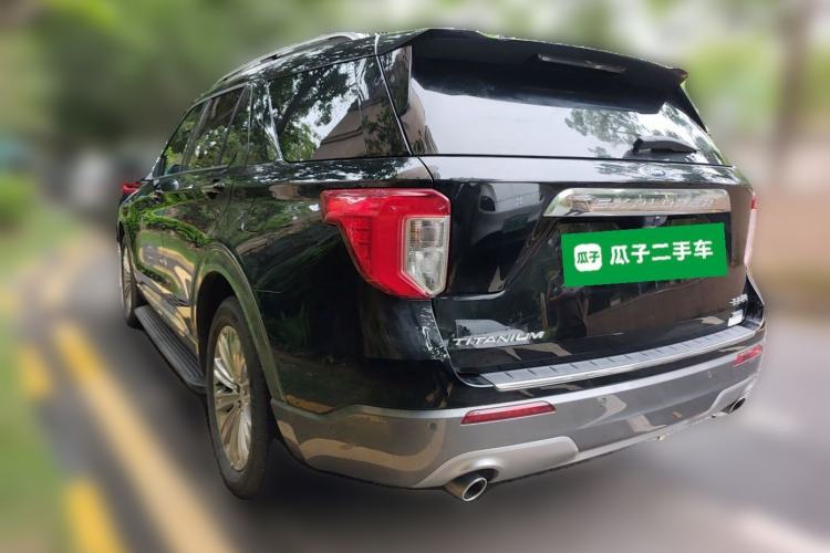 Used Ford Explorer 2020 EcoBoost 285 4x4 Titanium Edition 7-Seater Rear Left 45 Deg