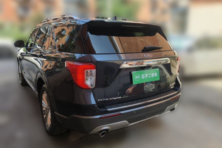 Used Ford Explorer 2020 EcoBoost 285 4x4 Titanium Edition 7-Seater Rear Left 45 Deg