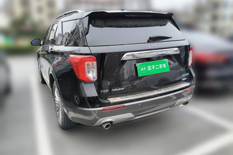 Used Ford Explorer 2020 EcoBoost 285 4x4 Titanium Edition 7-Seater Rear Left 45 Deg