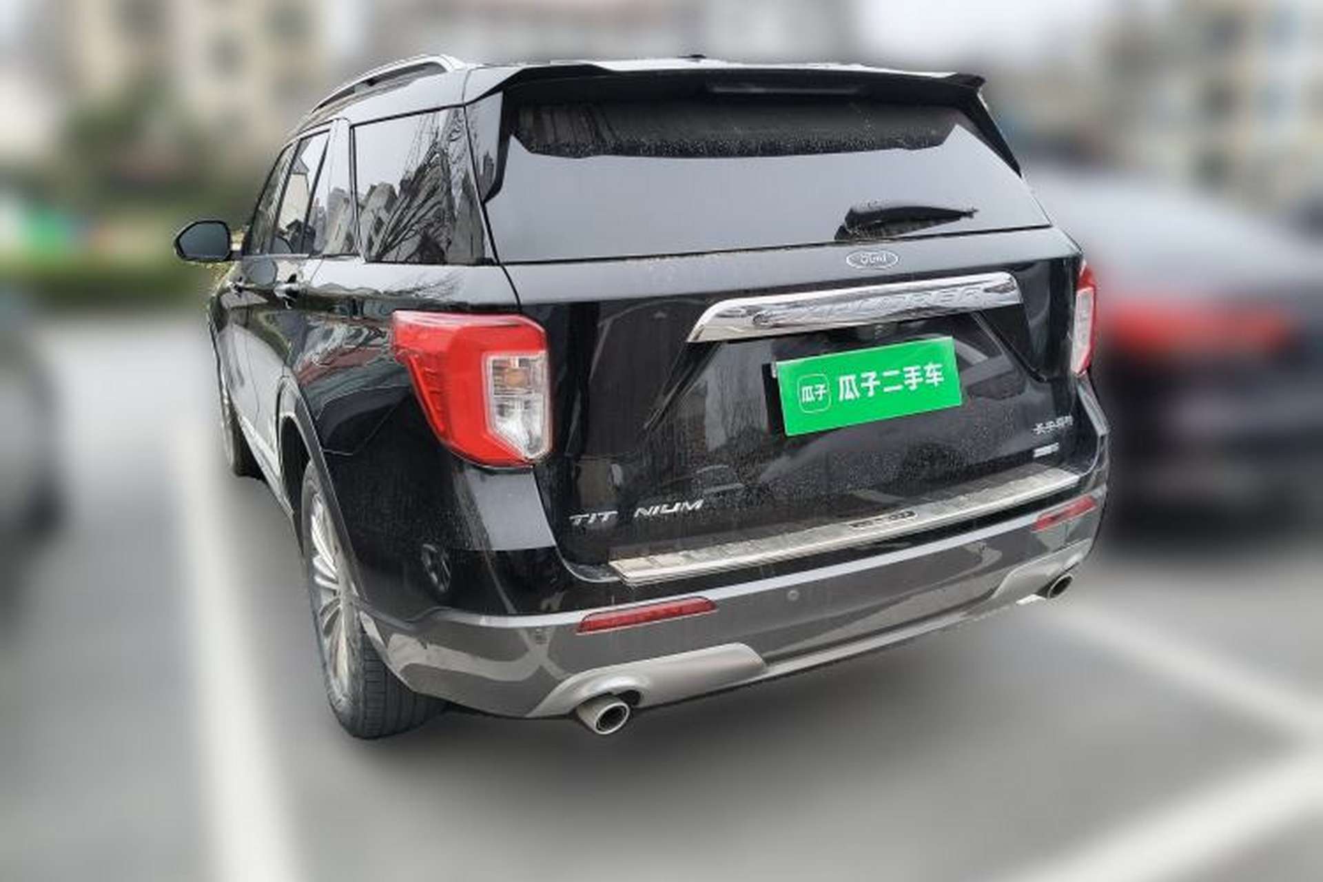 Used Ford Explorer 2020 EcoBoost 285 4x4 Titanium Edition 7-Seater Rear Left 45 Deg