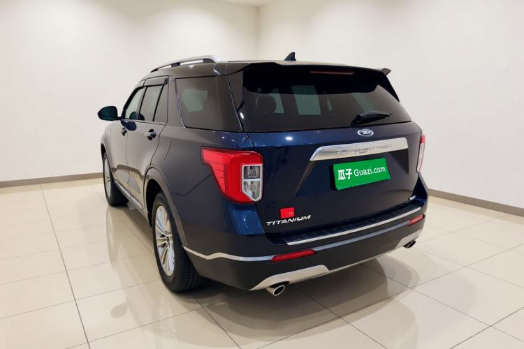 Used Ford Explorer 2020 EcoBoost 285 4x4 Titanium Edition 7-Seater Rear Left 45 Deg