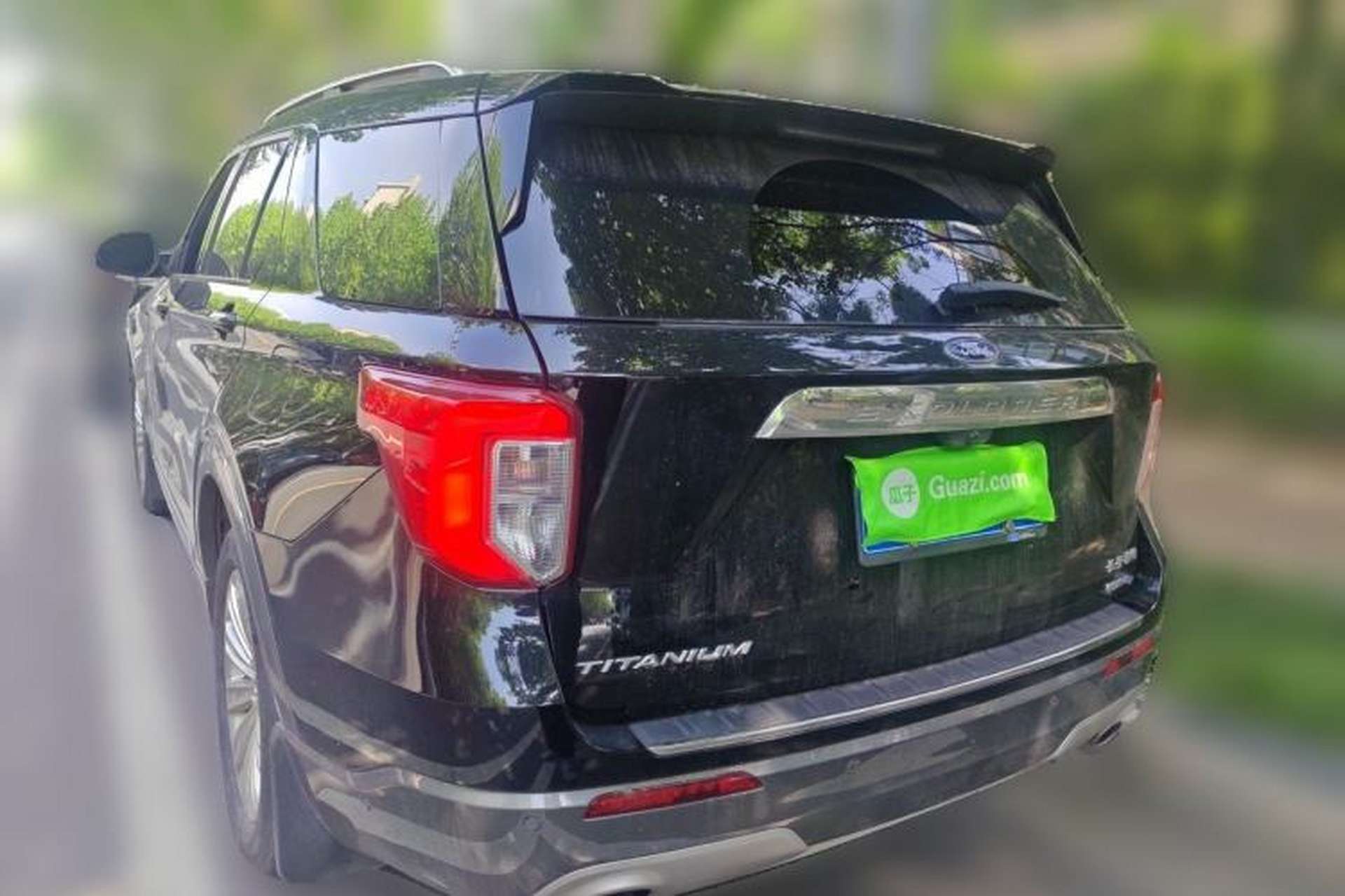 Used Ford Explorer 2020 EcoBoost 285 4x4 Titanium Edition 7-Seater Rear Left 45 Deg