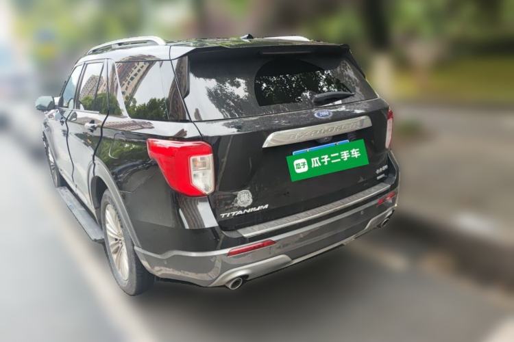 Used Ford Explorer 2020 EcoBoost 285 4x4 Titanium Edition 7-Seater Rear Left 45 Deg