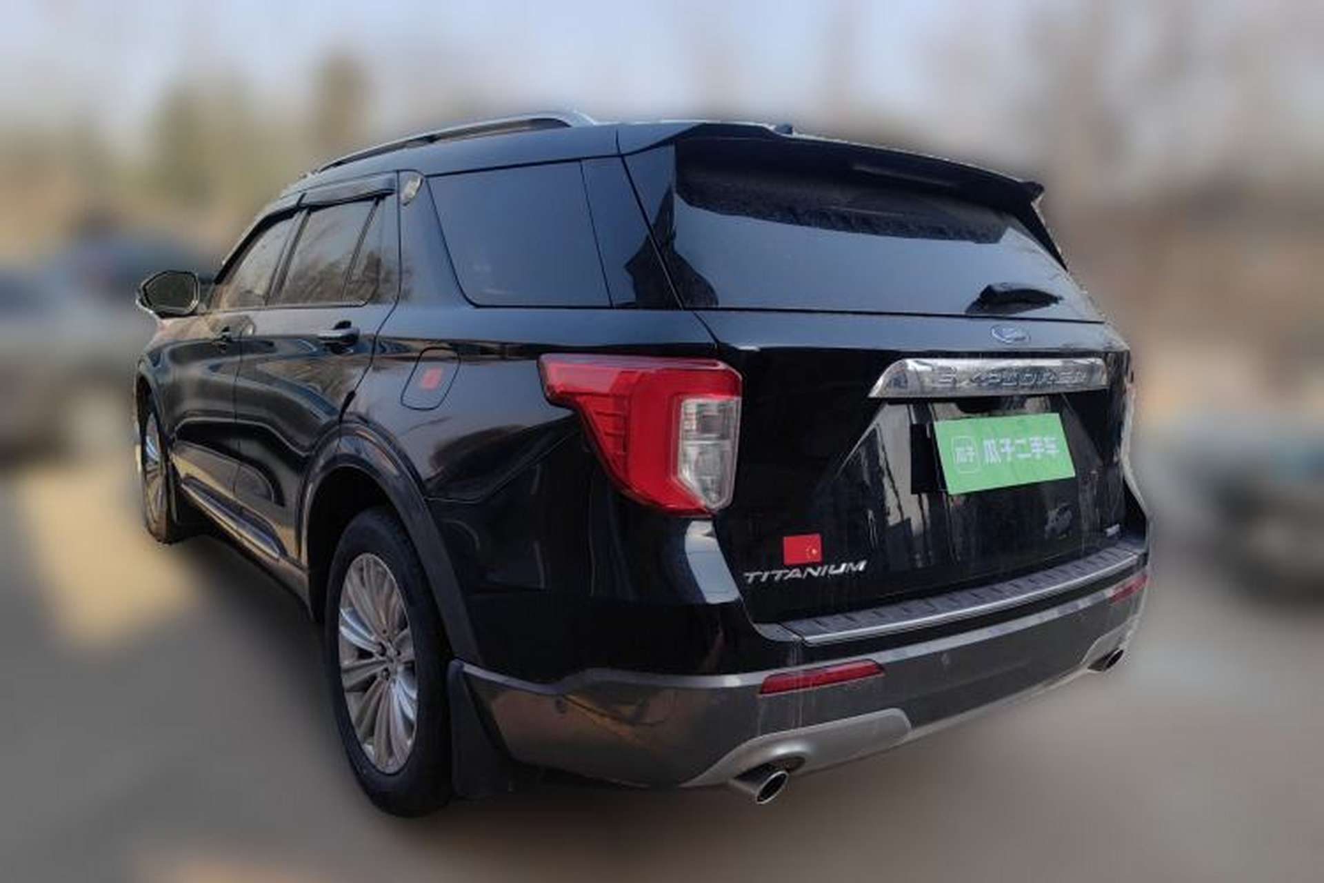 Used Ford Explorer 2020 EcoBoost 285 4x4 Titanium Edition 7-Seater Rear Left 45 Deg