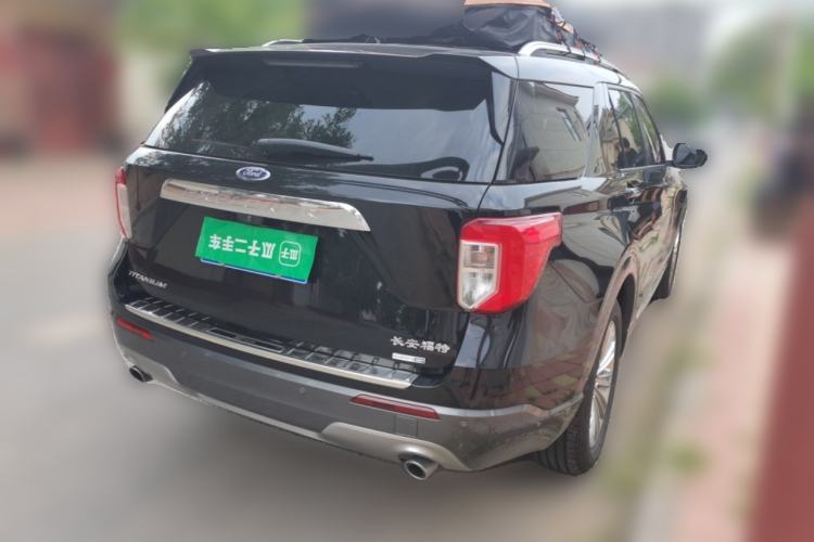 Used Ford Explorer 2020 EcoBoost 285 4x4 Titanium Edition 6 Seats Rear Right 45 Deg
