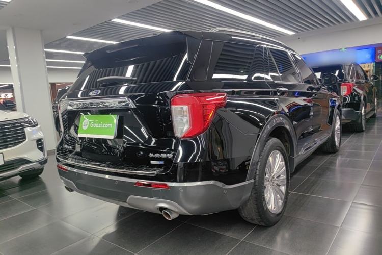 Used Ford Explorer 2020 EcoBoost 285 4x4 Titanium Edition 7-Seater Rear Right 45 Deg