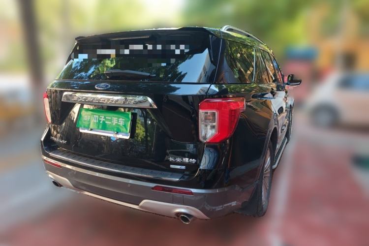 Used Ford Explorer 2020 EcoBoost 285 4x4 Titanium Edition 7-Seater Rear Right 45 Deg