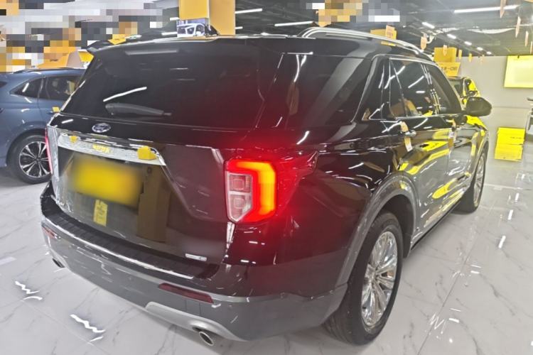 Used Ford Explorer 2020 EcoBoost 285 4x4 Titanium Edition 6 Seats Rear Right 45 Deg