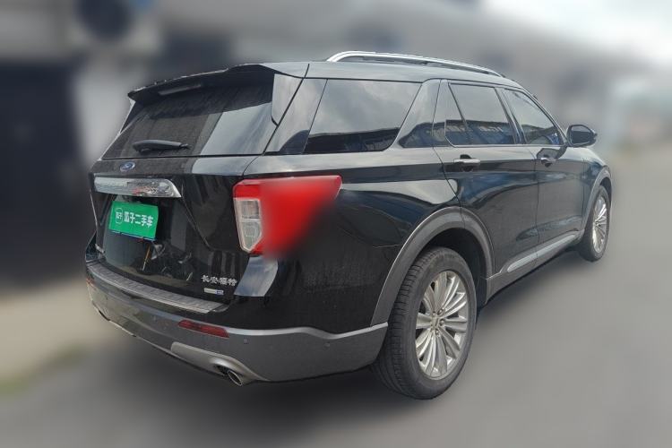 Used Ford Explorer 2020 EcoBoost 285 4x4 Titanium Edition 6 Seats Rear Right 45 Deg