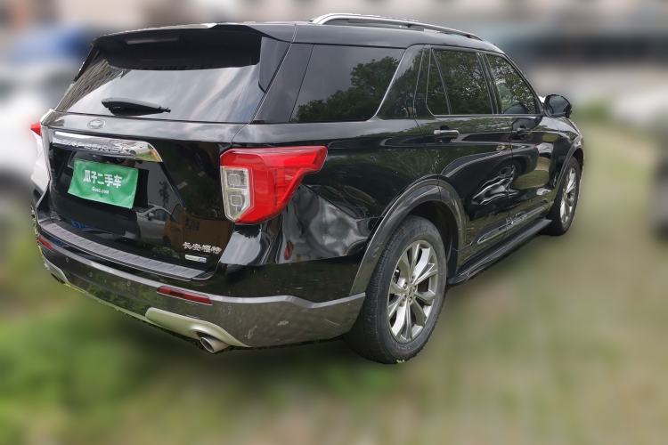 Used Ford Explorer 2020 EcoBoost 285 4x4 Trend Edition 7-Seater Rear Right 45 Deg