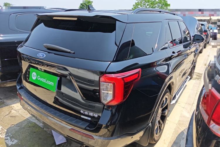 Used Ford Explorer 2020 EcoBoost 285 Four-Wheel Drive Sport Edition ST-LINE 7-Seater Rear Right 45 Deg