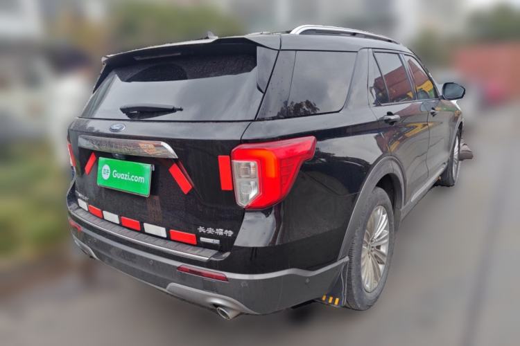 Used Ford Explorer 2020 EcoBoost 285 4x4 Titanium Edition 7-Seater Rear Right 45 Deg