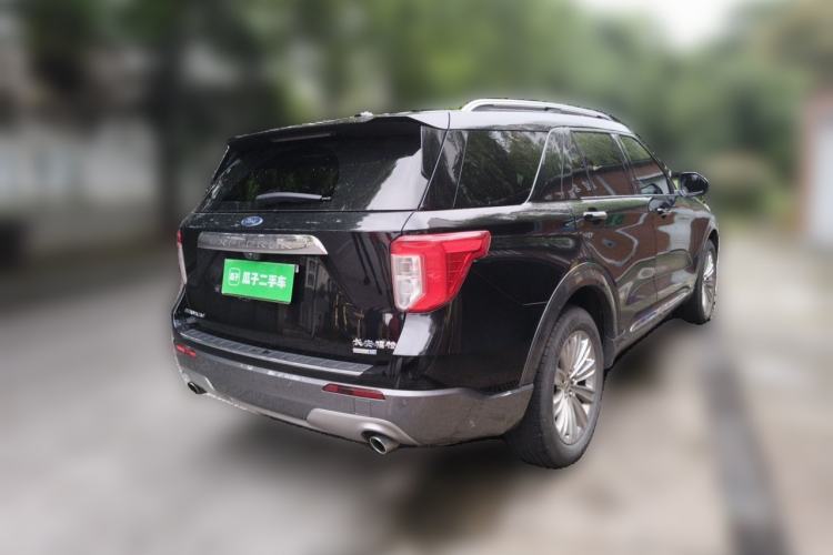 Used Ford Explorer 2020 EcoBoost 285 4x4 Titanium Edition 6 Seats Rear Right 45 Deg