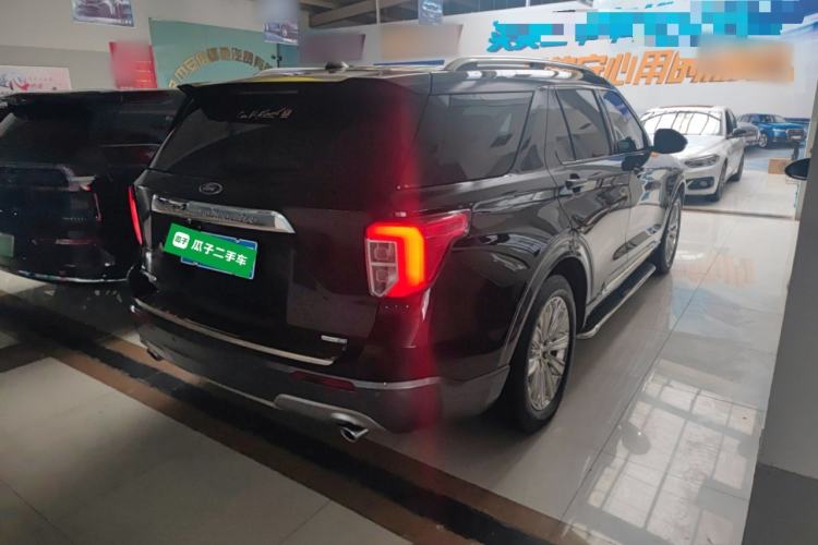 Used Ford Explorer 2020 EcoBoost 285 Rear-Drive Trend Edition 7-Seater Rear Right 45 Deg