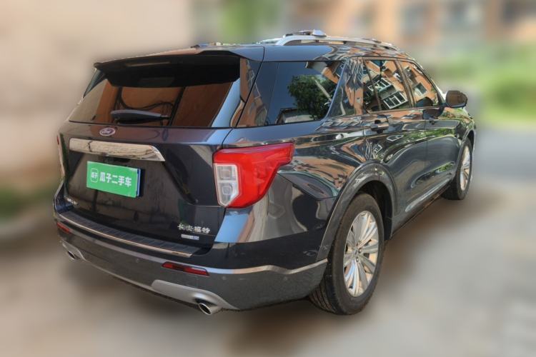 Used Ford Explorer 2020 EcoBoost 285 4x4 Titanium Edition 7-Seater Rear Right 45 Deg