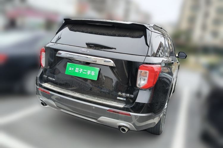 Used Ford Explorer 2020 EcoBoost 285 4x4 Titanium Edition 7-Seater Rear Right 45 Deg