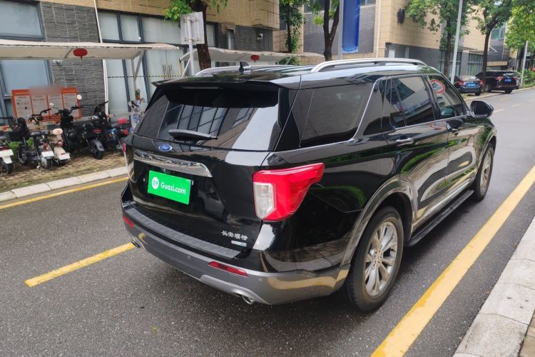 Used Ford Explorer 2020 EcoBoost 285 Four-Wheel Drive Trend Edition 6 Seats Rear Right 45 Deg