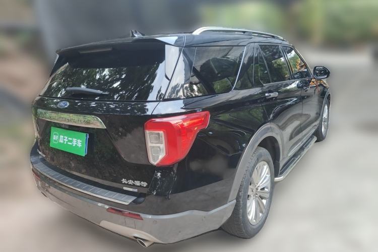 Used Ford Explorer 2020 EcoBoost 285 4x4 Titanium Edition 7-Seater Rear Right 45 Deg