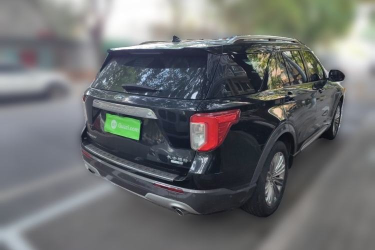 Used Ford Explorer 2020 EcoBoost 285 4x4 Titanium Edition 7-Seater Rear Right 45 Deg