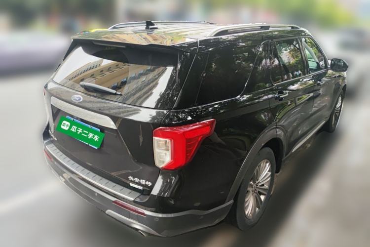 Used Ford Explorer 2020 EcoBoost 285 4x4 Titanium Edition 7-Seater Rear Right 45 Deg