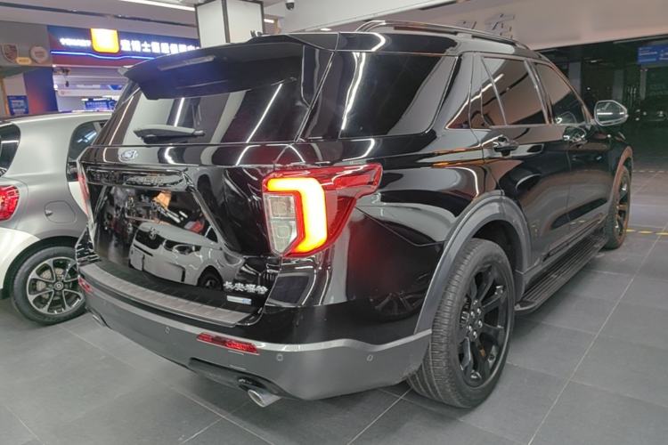 Used Ford Explorer 2020 EcoBoost 285 Four-Wheel Drive Sport Edition ST-LINE 7-Seater Rear Right 45 Deg